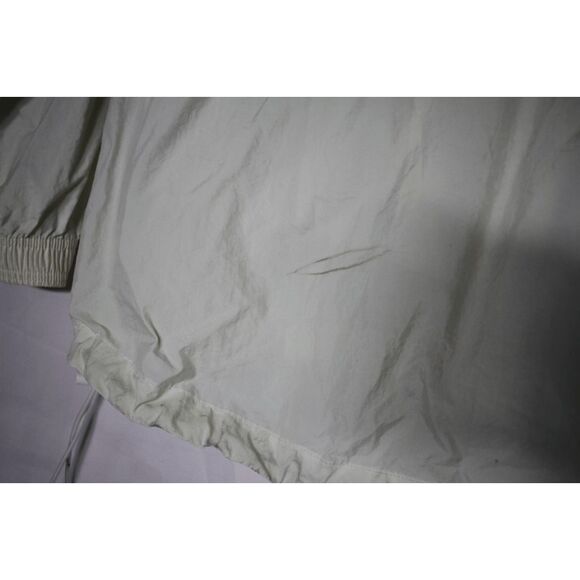 Vintage Adidas Windbreaker Jacket White & Yellow Stripe Logo Large - Picture 10 of 12